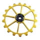 thumbnail image 5 of Bicicleta Desviador Trasero Polea MTB Rodamiento De Cerámica Rueda Jockey Dorada, 5 of 5
