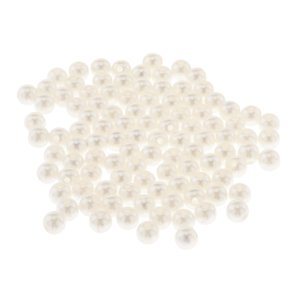 Bothyi - Cuentas De Perlas De Imitación, Cuentas Espaciadoras Para La Fabricación De Joyas, Color Beige, 6Mm, 500 Uds.