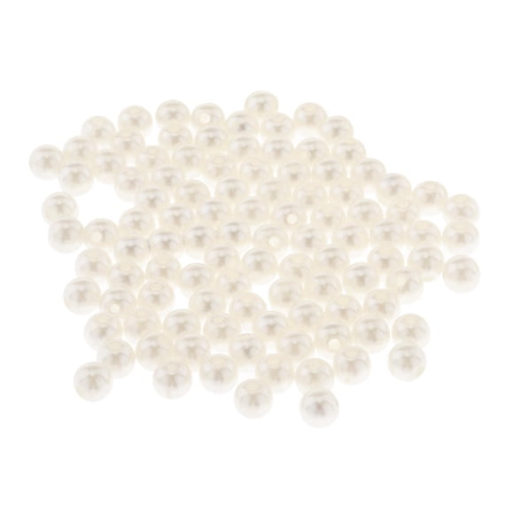 Cuentas De Perlas De Imitación, Cuentas Espaciadoras Para La Fabricación De Joyas, Color Beige, 6mm, 500 Uds.