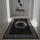 thumbnail image 3 of Alfombra Pasillera 3d Wm 60x180 Cm Decorativa 1.8 M 60 Cm Negro Con Cuadro Negro Con Blanco Mesclado, 3 of 3
