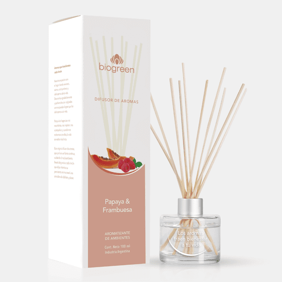 Difusor de Aromas Papaya & Frambuesa 100  ml