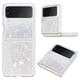 thumbnail image 1 of Funda Para Sansung Galaxy Z Flip 4 Con Brillo Líquido, Protección Completa Y Soporte De Anillo Giratorio, 1 of 4