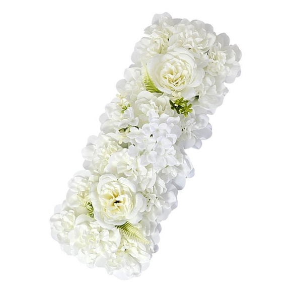 Wedding Road Citated Flowers Fila De Flores Artificiales Para La Ceremonia De La Pared De La Estación T