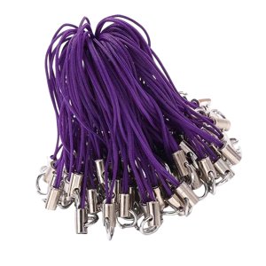Magideal - 100 Piezas De Cordones Para Teléfono Móvil, Correas Colgantes Para Teléfono, Prácticos Cordones Para Colgar, Correas De Cuerda Para Teléfono, Cordones Púrpura