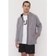 thumbnail image 1 of Polerón Hombre Deportivo Full Zipper Cortes Gris Corona, 1 of 5