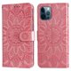 thumbnail image 5 of Funda tipo cartera FOXDOCK para iPhone 12 Mini , diseño girasol en relieve, cuero PU, cierre magnético, soporte y tarjetero, 5 of 5