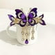 thumbnail image 1 of Butterfly Hair Claw Rhinestone Tassel Elegant Back Head Jewelry Hair Accessories, 1 of 3