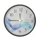 thumbnail image 1 of Reloj De Pared Redondo Decorativo Mural Muralla Marco Blanco, 1 of 2