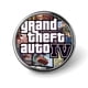 thumbnail image 1 of Insignia de Botón Desmarcar Grand Theft Auto 2.8 cm, 1 of 6