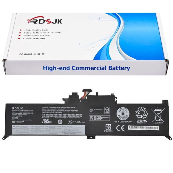 Batería de ordenador portátil RDSJK 01AV432 01AV433 01AV434 00HW026 00HW027 para Lenovo ThinkPad Yoga 260 370 X380 15,2 V 51 Wh/44 Wh