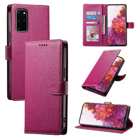 Funda Para Foxdock Samsung Galaxy S20– Cuero Premium, 3 Ranuras Para Tarjetas, Protección Contra Impactos