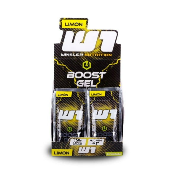 Gel Boost Energizante 24 Unidades Limon -