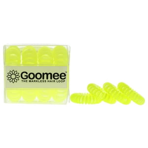 Goomee - El Conjunto De Lazos Para El Cabello Sin Marcas - Amarillo Yolo De Para Mujer - Lazo Para El Cabello