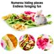 thumbnail image 3 of Juego de alimentación interactivo Foraging Mat Rabbit Pink Felt, 3 of 6