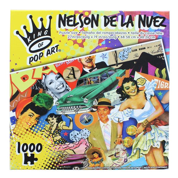 Rompecabezas Nelson De La Nuez King of Pop Art 1000 piezas