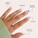 thumbnail image 3 of Press On Nails Glamnetic Sprinkles, punta francesa con forma de arcoíris, 3 of 6