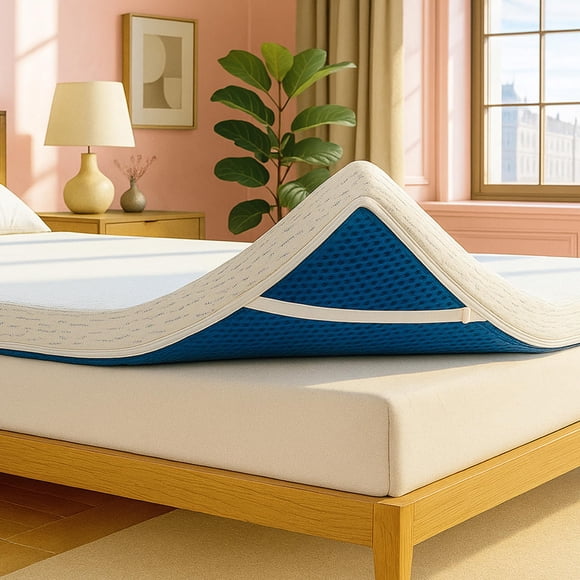 Cubretop Colchón Twin Xl De Espuma Con Gel De 7 5 Cm