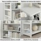 thumbnail image 5 of Organizador Estante Living Libro 80x30x174cm Multifuncional Color Blanco, 5 of 6