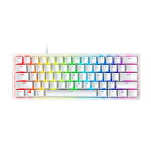 Teclado Gamer Óptico Razer Huntsman Mini Switch Púrpura Usb Rgb Blanco