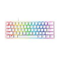 Teclado Gamer Óptico Razer Huntsman Mini Switch Púrpura Usb Rgb Blanco