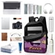 thumbnail image 3 of Torre de Pizza-theme Backpack, Campus style schoolbag Bookbag with Adjustable Shoulder Straps And Large Zip Compartment, Unisex Travel Bags., 3 of 6