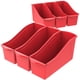 thumbnail image 1 of Librera Storex, grande, entrelazada, de plástico, roja, paquete de 6, 1 of 8