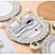 thumbnail image 2 of Set 6 Und Platos Base Diseños 33 Cm Melamina/BLANCO/APLICACIONES DORADAS / GREEK BASE PLATE, 2 of 4