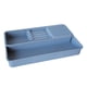 thumbnail image 4 of Porta cuchillos plegable, organizador de utensilios de cocina, multiusos, ahorro de espacio, fácil de almacenar, contenedor de cubiertos para el hogar Gris, 4 of 5