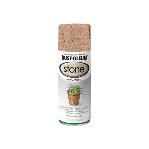 Pintura Efecto Piedra Texturizado Rust-Oleum Color Siena 340g