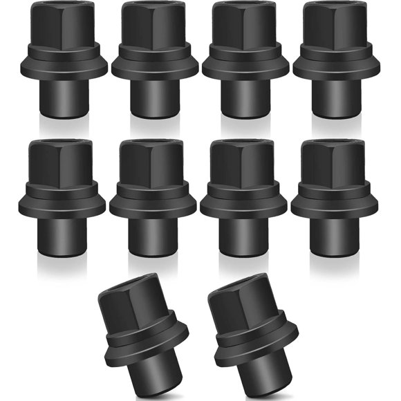 TUERCAS BTXKQTH M22x1.5 28 mm Juego de 10 piezas de acero al carbono