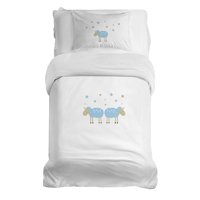 Tuyo Print - Cubreplumón Transición Ovejita Celeste