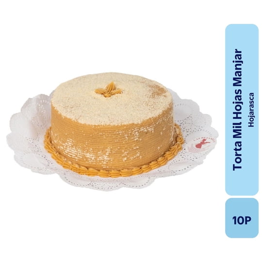 Torta Mil Hojas Manjar 10p 1 Un Las Bezanilla