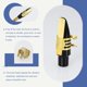 thumbnail image 2 of Ligadura para saxofón tenor Danchet dorada de doble tornillo, 2 of 6