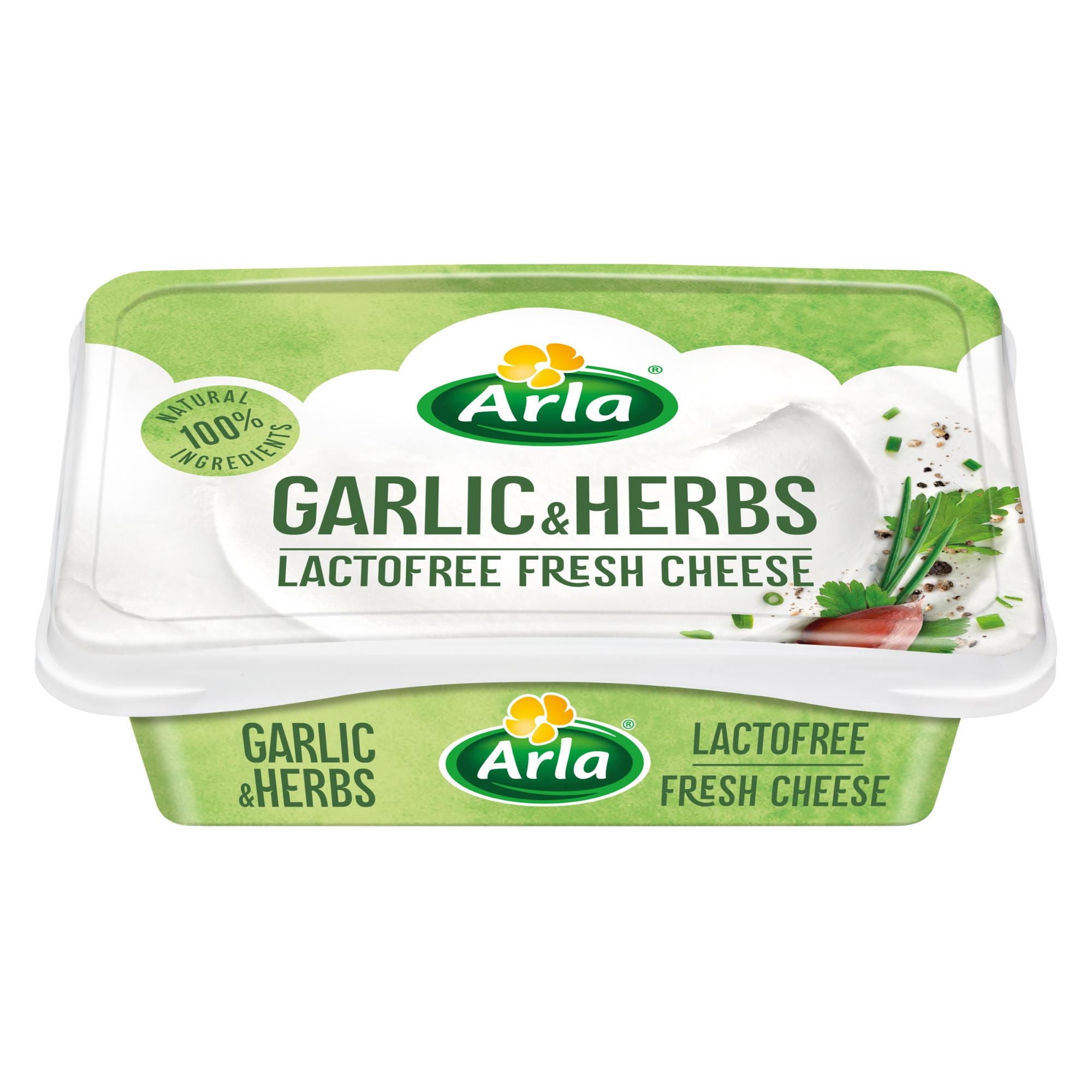 Queso Crema Ajo Y Hierbas Sin Lactosa 200 g Arla
