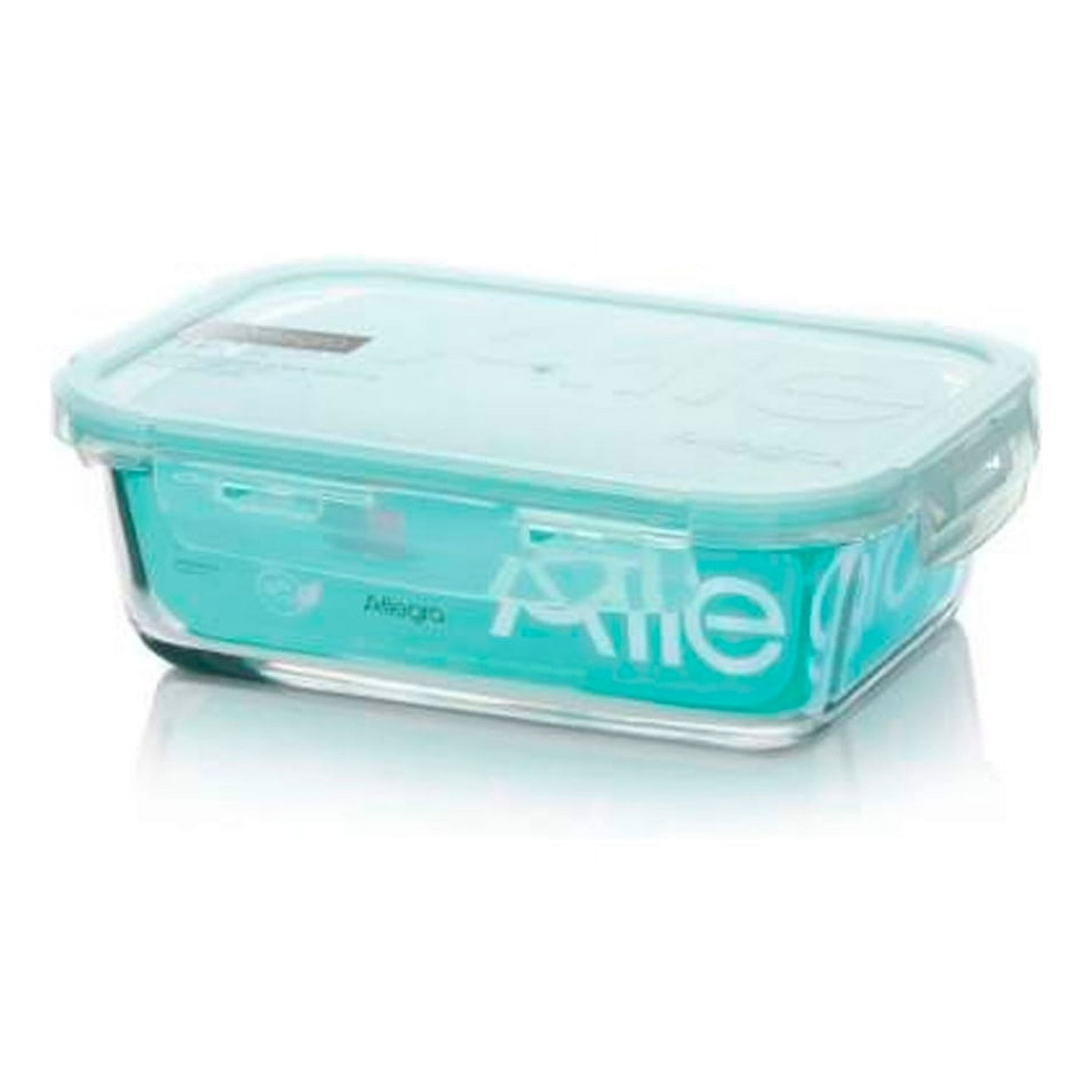 Disparo - Contenedor Hermetico Vidrio Rectangular 1000 Ml Allegra