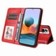 thumbnail image 3 of Funda tipo cartera FOXDOCK para Xiaomi Note 10 Pro 4G , diseño girasol en relieve, cuero PU, cierre magnético, soporte y tarjetero, 3 of 5