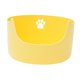 thumbnail image 1 of Bandeja De Arena Para Mascotas Con Parte Superior Abierta, Orinal Para Gatito, Inodoro, Caja De Arena Para Gatos Duradera, L Amarillo, 1 of 5