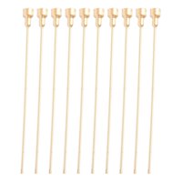 Bothyi - Arreglo De Tallos De Flores De 10 Piezas, Rama De Artesanía Diy Para Decoración De Fiesta De Boda, Aureate