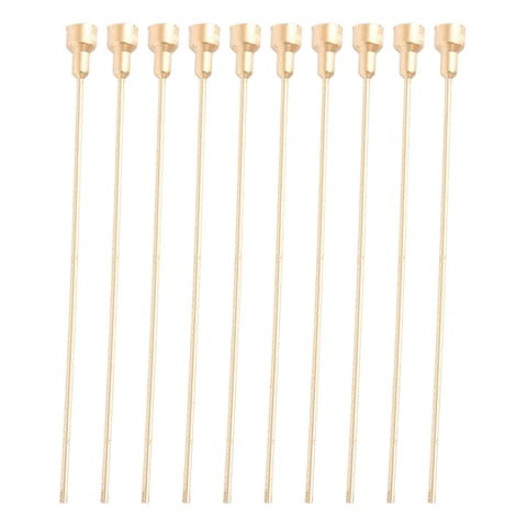 Bothyi - Arreglo De Tallos De Flores De 10 Piezas, Rama De Artesanía Diy Para Decoración De Fiesta De Boda, Aureate