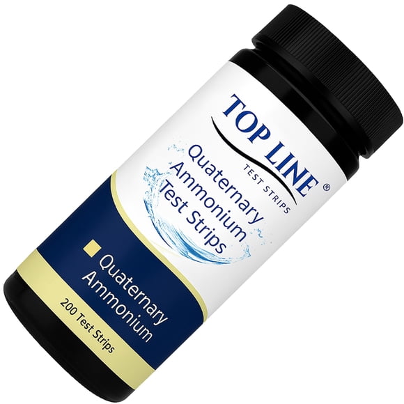Tiras de prueba TOP LINE TEST STRIPS 200 para sanitizante cuaternario