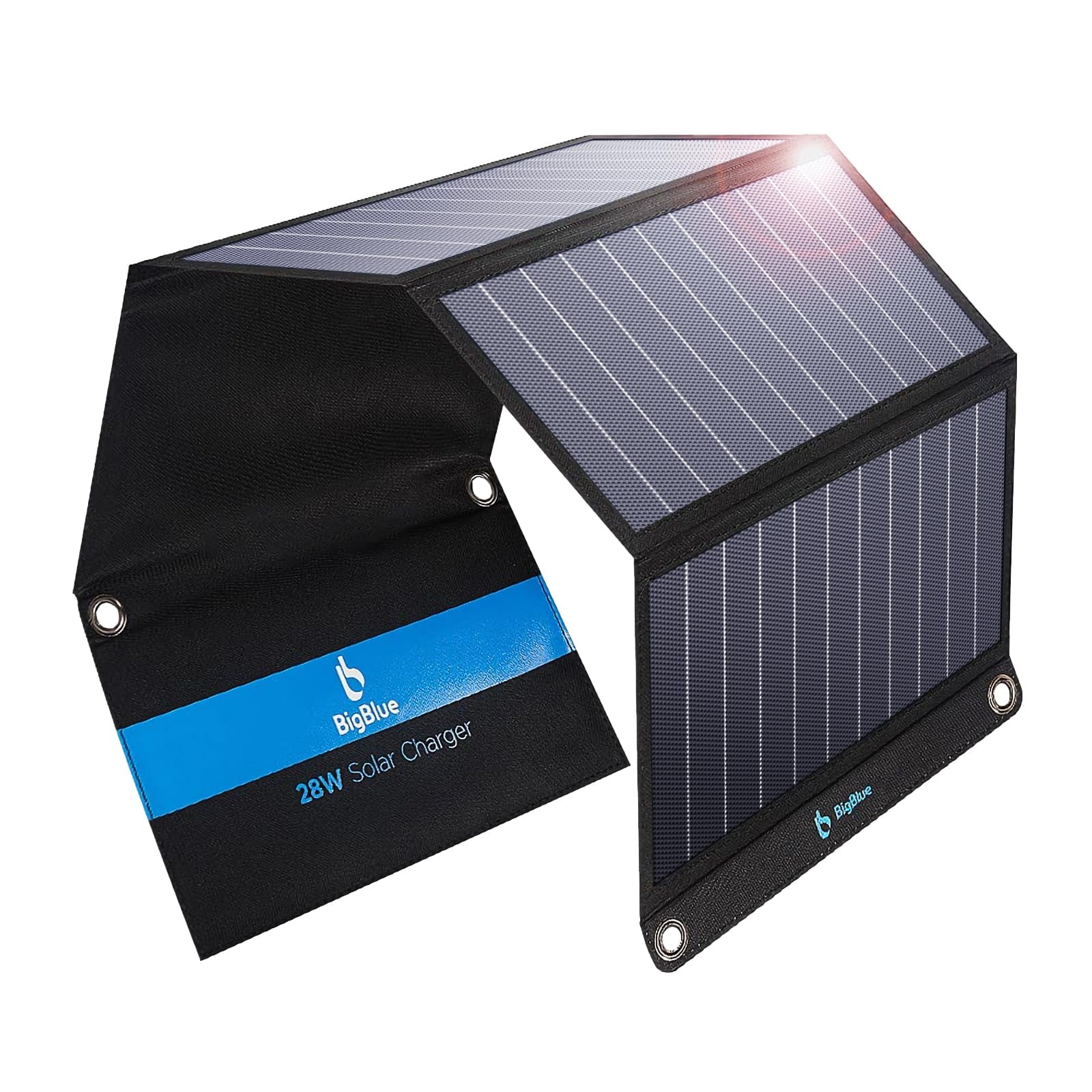 [cargador Solar] Sunpower Portátil Bigblue 28w Con 3 Puertos Usb