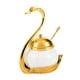 thumbnail image 4 of Contenedor De Azúcar, Bote De Porcelana, Contenedor De Especias Para Buffets De Boda De Azúcar, Oro, 4 of 5