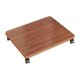 thumbnail image 4 of Caja De Almacenamiento Bandeja Para El Soporte Móvil Rack De Audio Para Sala De Estar De La Oficina Color De Nogal Para El Hogar, 4 of 5