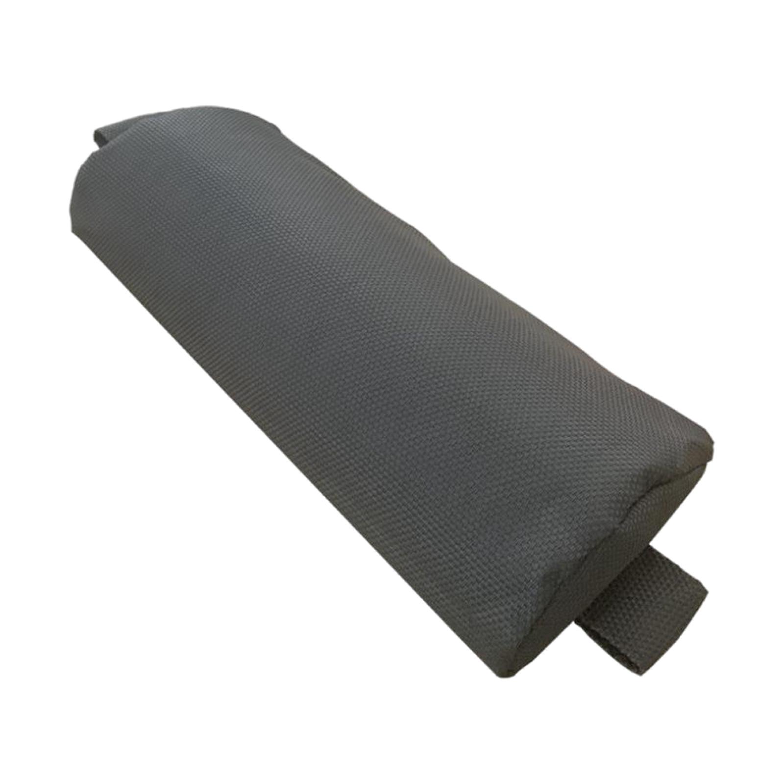 Magideal - Cómodo Cojín Para La Cabeza Ajustable Transpirable Extraíble Con Tapete Con Correa Para Salón Patio Picnics Jardín Terraza Reposacabezas Reclinable , Gris Oscuro