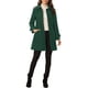 thumbnail image 2 of INSPIRE CHIC Abrigo de Invierno para Mujer con Cuello Peter Pan, Corte en Línea A hasta el Muslo, con Botonadura Simple, Talla 3XL, Verde Oscuro, 2 of 6