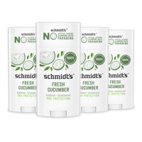 Desodorante Schmidt'S Fresh Cucumber 75 Ml, 4 Unidades, Sin Aluminio