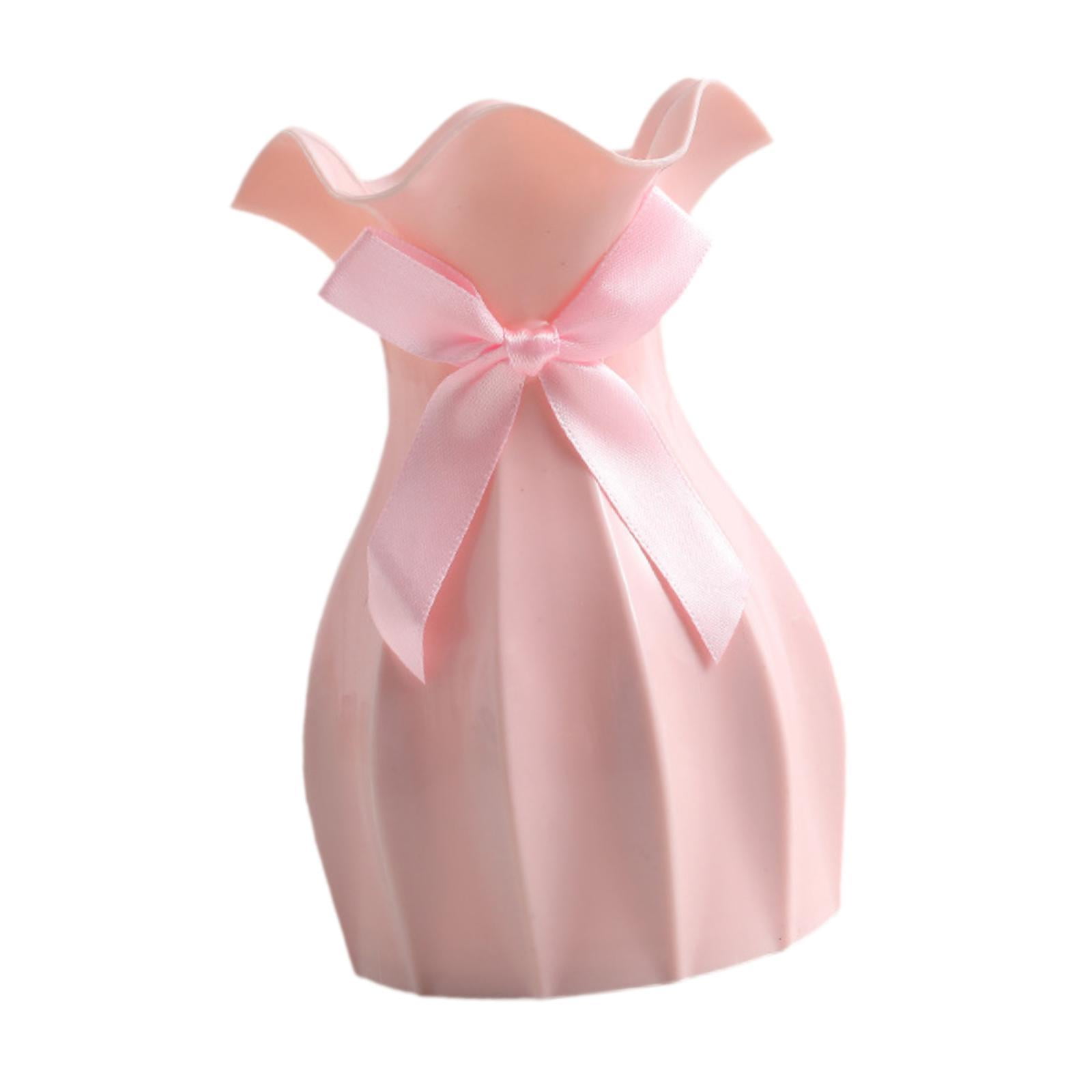 Bothyi - Florero Minimalista Florero Decorativo De Estilo Europeo Para Dormitorio Estante Sala De Estar Rosa