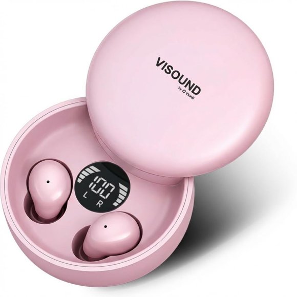 Audífonos VISOUND VionB Inalámbricos BT 5.4 IPX5 Cuarzo Rosa