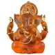 thumbnail image 2 of Estatuilla De Ganesha Fengshui Indio Estatuas De Lord Ganesh Adornos Para El Hogar Artesanía Naranja, 2 of 5