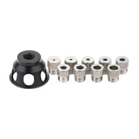 Ioensy - Kit De Plantilla Para Colocar Clavijas Con Guía De Taladro Vertical Y Punzón De Posicionamiento Para Herramienta De Carpintería